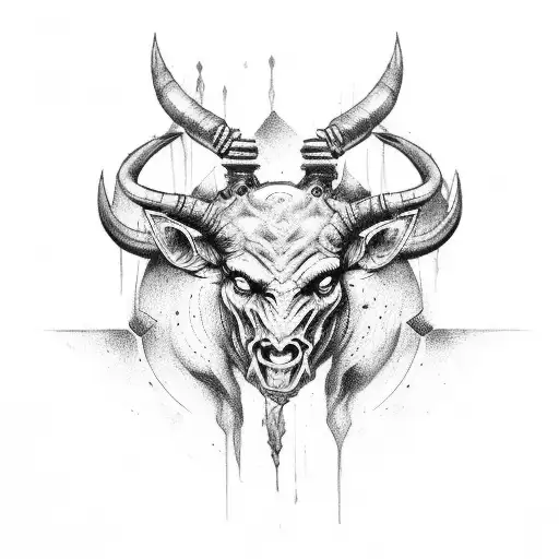 Evil Minotaur Full Body