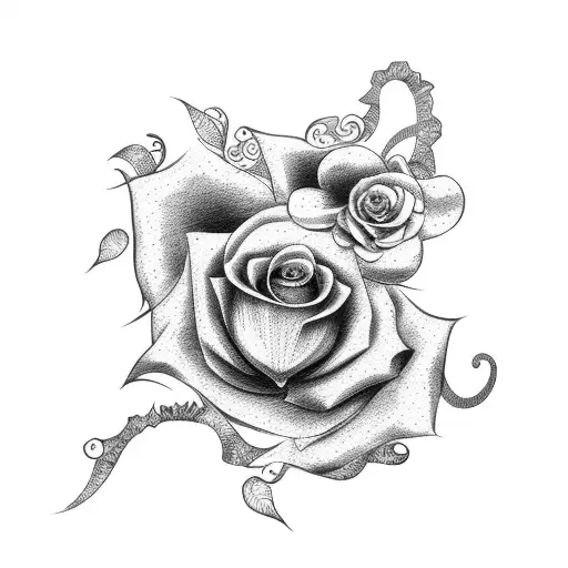 Anime Mask With The Rose Of Sharon