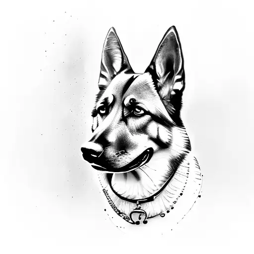 German Shepherd Portrait