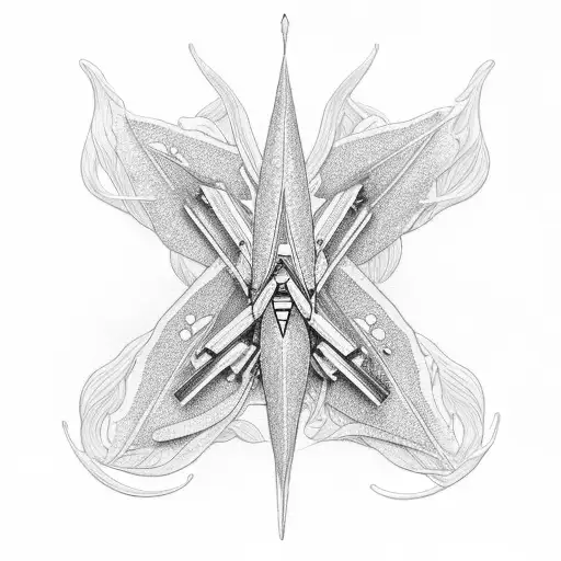 Telecaster Guitar That Morphs Into A Strelizia Flower At The Top