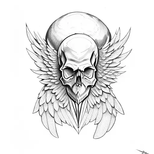 Skull And Wings