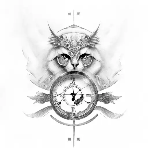 Roman Numerals With Cloud Filler