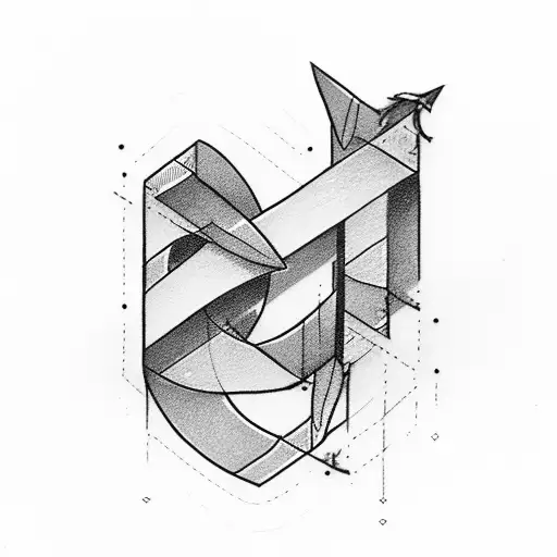 The Letter F Shaped Like An Arrow