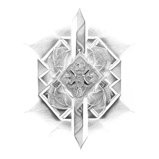 Stacks Of Money Forming The Shape Of A Cross