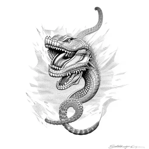 Shelby Mustang Driving Off Of The Tounge Of A Cobra