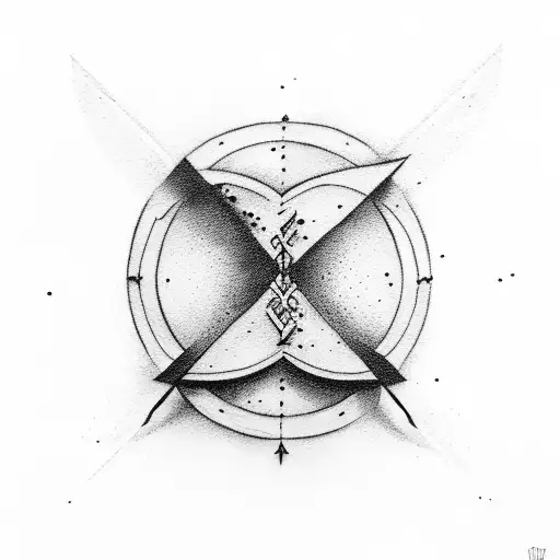 Arrow To Represent A Wife And 2 Children