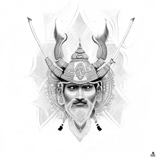 Hindu Warrior Shoulder