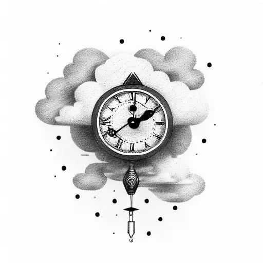 Clouds With Clock