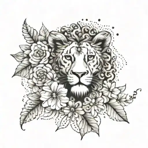 Leo And Flower Minimal