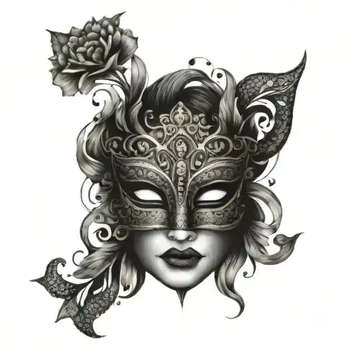 Gemini Masquerade Mask