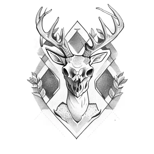 Deer Skull And Arrows