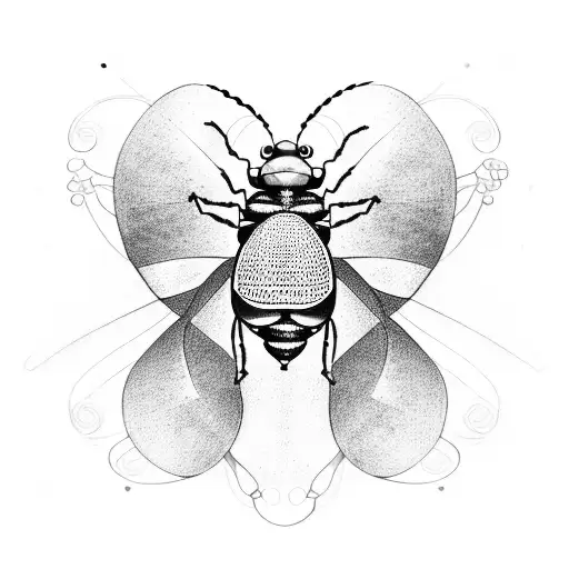 Ladybug With An Infinity Sign