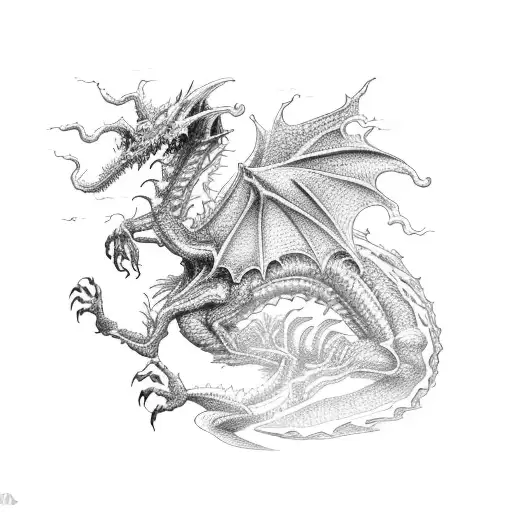 An Ai Developer Transforming Into A Zombie Dragon Amidst A Forest Of Money Trees