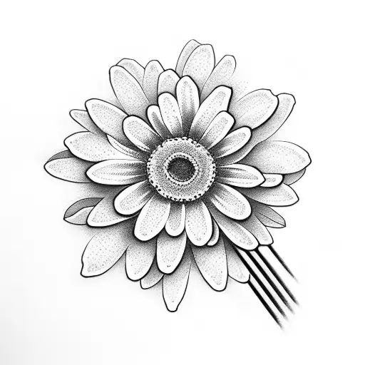 Daisy Flowers And Barbwire