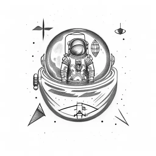 Pin-up Astronaut