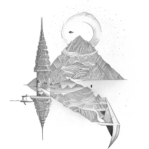 Words Adventure And Travel Linked Together And An Image That Represents Traveling