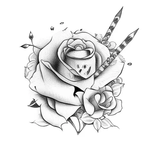 Birthdate In Roman Numerals With Month Flower