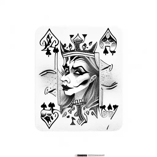 Queen Of Spades As The Joker