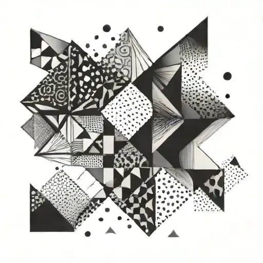 Abstract Geometric Pattern Inspired By The Concept Of Fairness