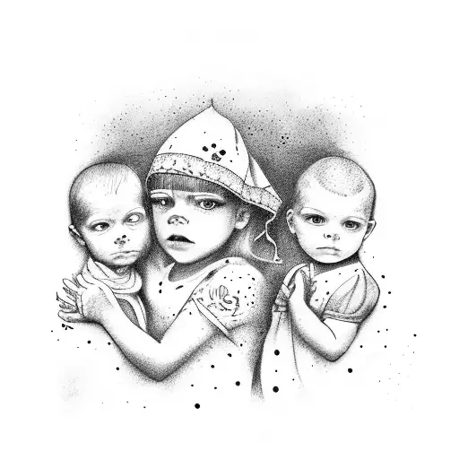 Two Children Two Angela