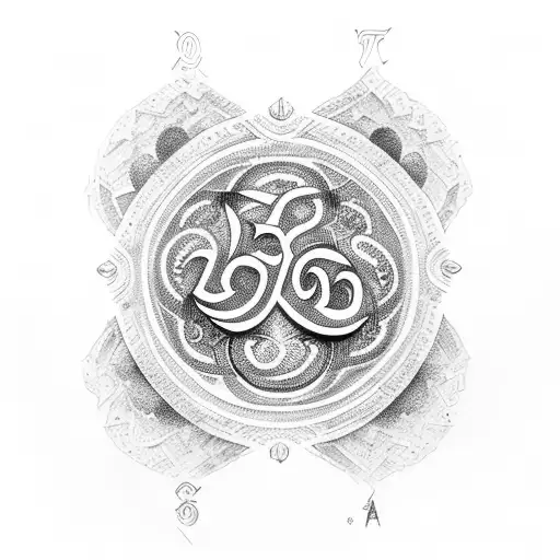 Om Symbol Sketched