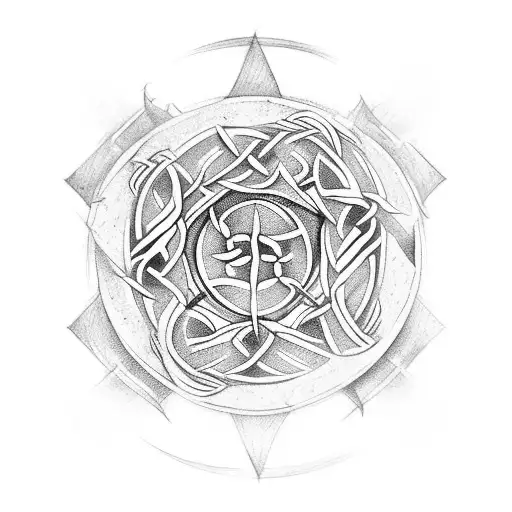 Celtic Band With Forest