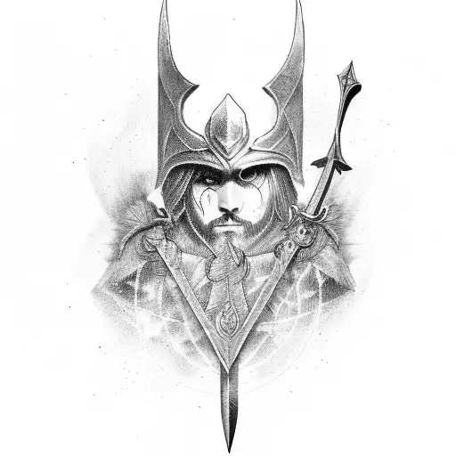 Warrior's Sword Witch Free Of The Pain