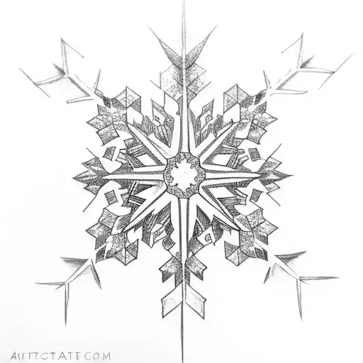 Snowflake And Compass
