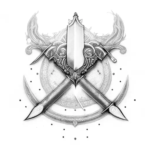 Sword That Is Piercing A Heart