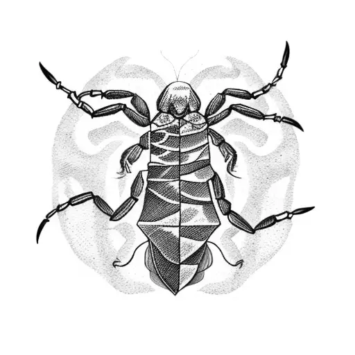 Scorpion Pinching Feather