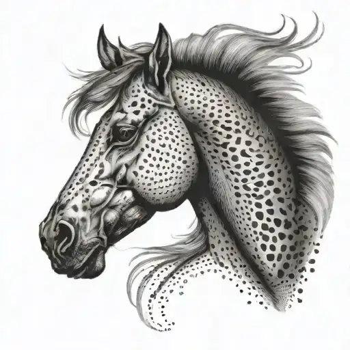 Horse Head Profile Holding