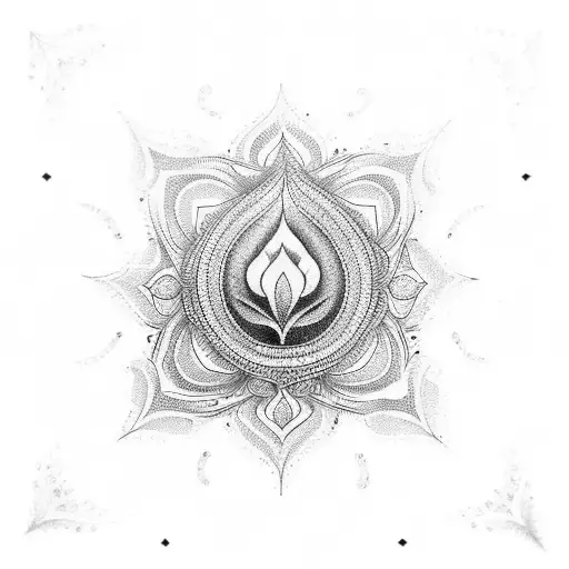 Sri Lankan Culture Forearm Tattoo Lotus