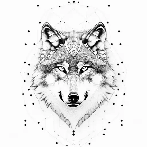 Wolf An Moon