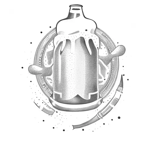 A Beer Bottle Morphing Into A Guitar