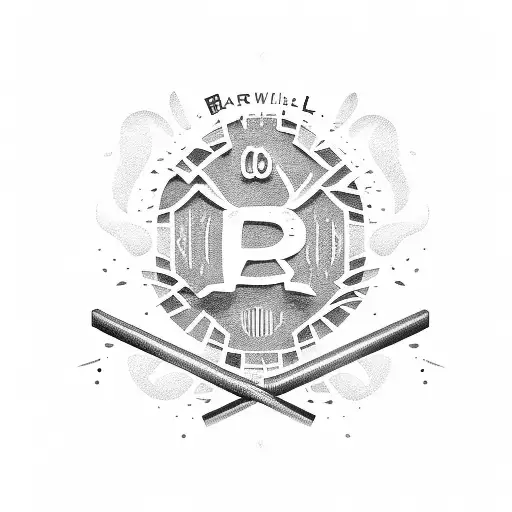 A Barbell With The Word 'Family' Incorporated Into The Design