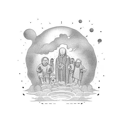 Grandparents In Heaven And Me On Earth