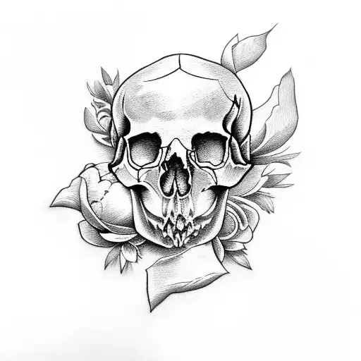 Peony Skull