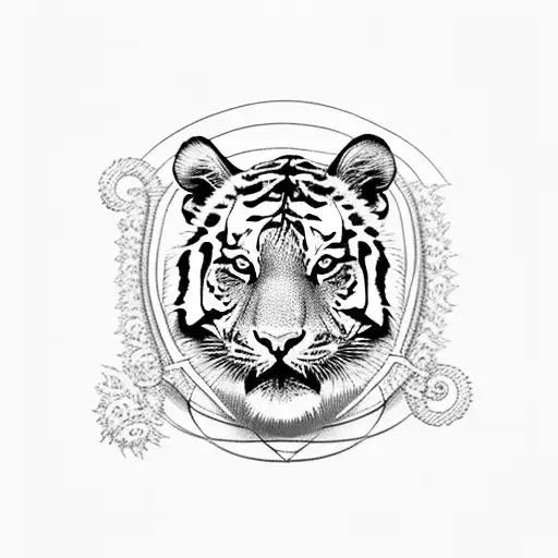 Tiger With Number 13