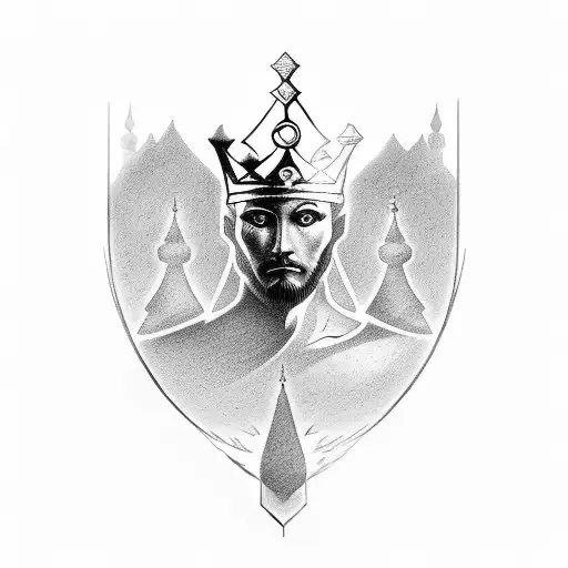 King Chess Piece Small