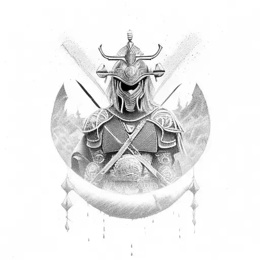 A Powerful Warrior Protecting His Family