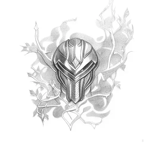 Loki With Golden Lines And Small Green Branches Growing