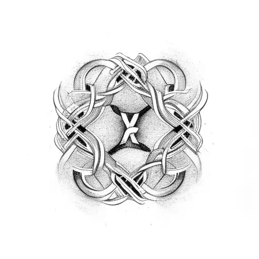 Broken Infinity Symbol Made Of Chains