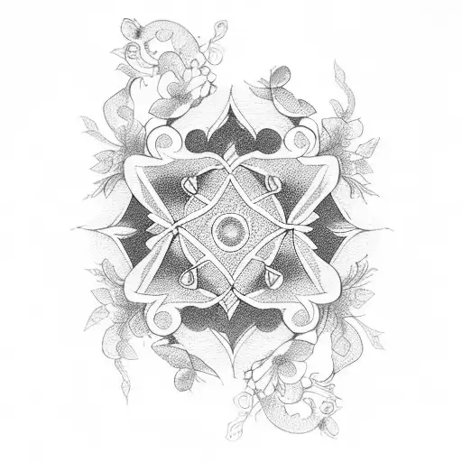 An Elegant Lantern With Intricate Floral Patterns