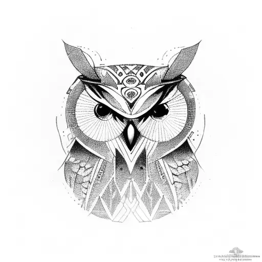 Tribal Full Body Owl