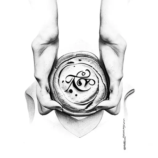 A Baker's Hands Shaping Dough Into The Word 'Amor'