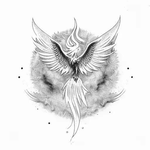 Phoenix Rising From The Ashes
