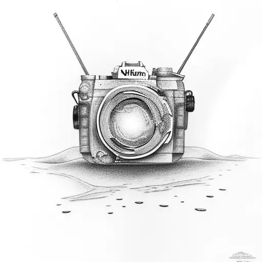 Nikon Camera With Word Under That Says Seigniousflicks