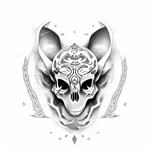 Death Remembrance Dolphins Skull Bengal Tiger