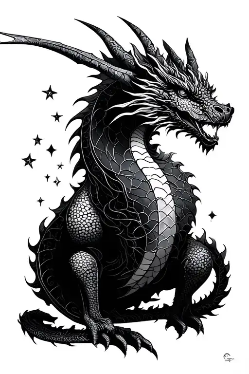 Constellation Sagittarius Dragon