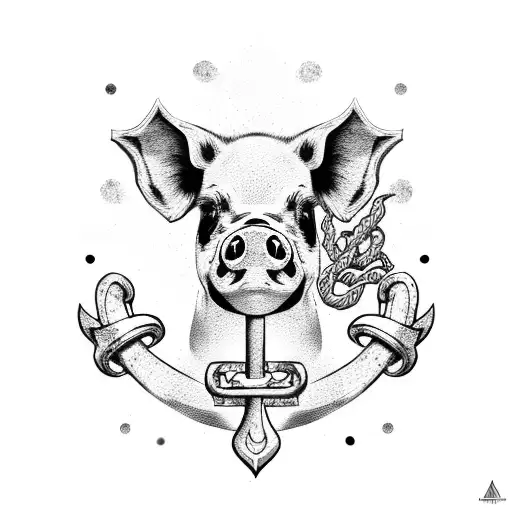 Anchor With Pig